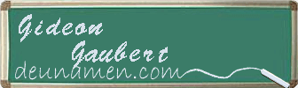 Gideon Gaubert Visitenkarte